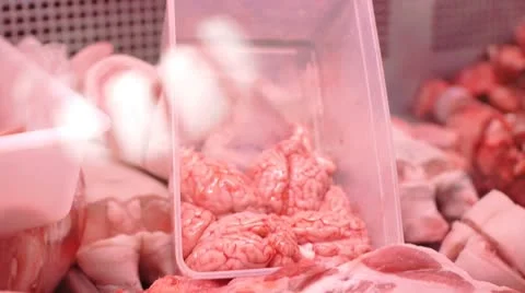 Brains in the Market Stock Footage 8852249