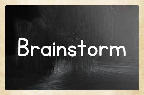 Brainstorm concept Stock Photos