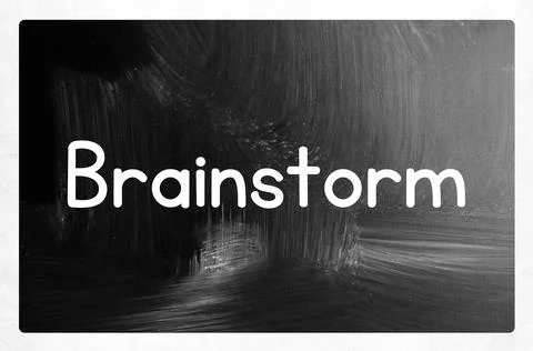 Brainstorm concept Stock Photos