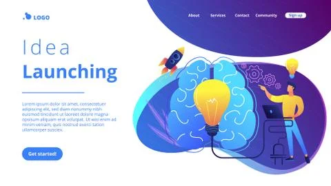 Brainstorm concept vector illustration. 스톡 일러스트