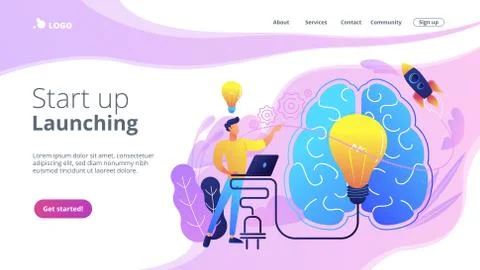 Brainstorm concept vector illustration. Stock Illustration