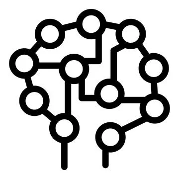 Brainstorm development icon outline vector. Teamwork idea generation Stock Illustration