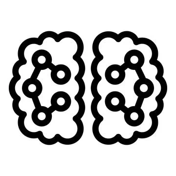 Brainstorm exploration icon outline vector. Searching cognitive solution 스톡 일러스트