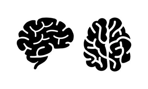 Brainstorm idea logo vector Stock Illustration