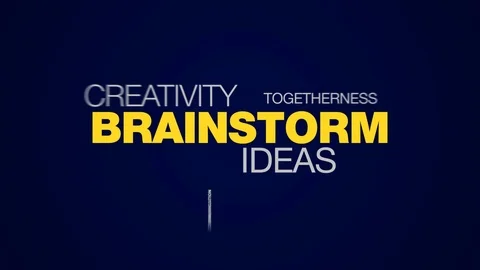 Brainstorm ideas creativity cooperation business teamwork notes people analysis Stock Footage 95733542