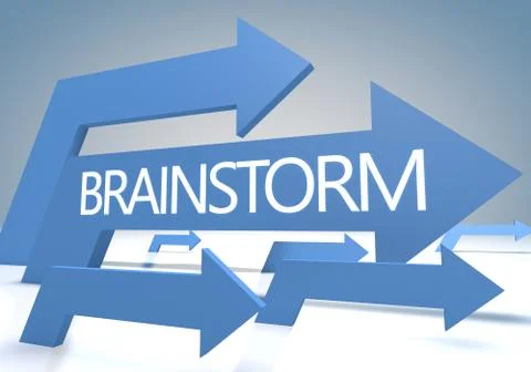 Brainstorm Illustrazione stock