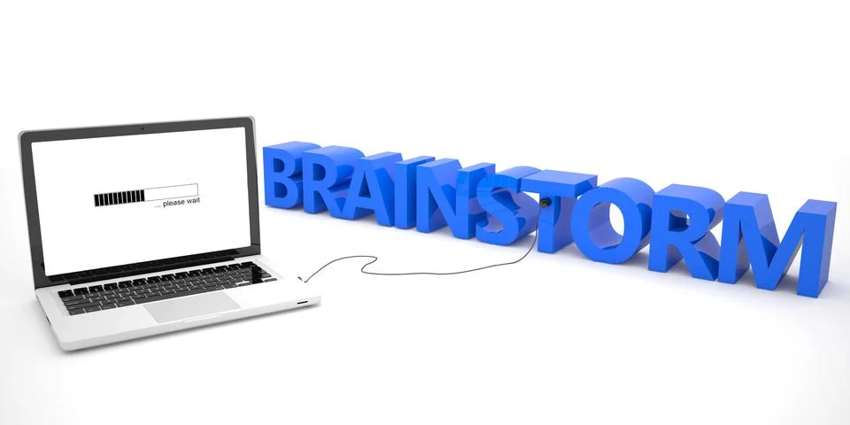 Brainstorm Stock Illustration
