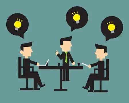 Brainstorm Stock Illustration