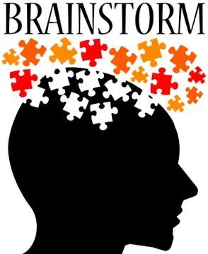 Brainstorm Illustrazione stock