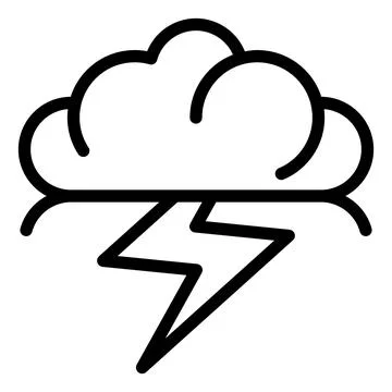Brainstorm line icon vector illustration isolated on white background Stock Illustration