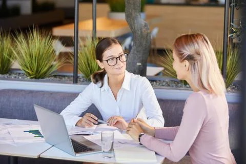 Brainstorming about project implementation Stock Photos