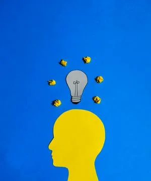Brainstorming and Idea Development Process Stock-Fotos