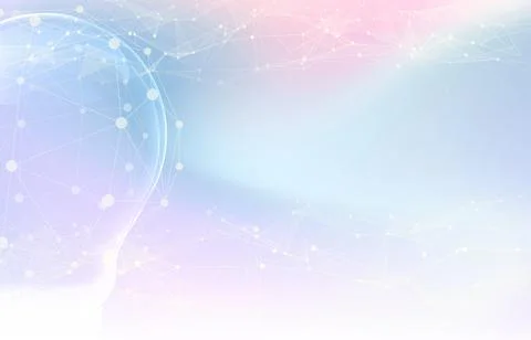 Brainstorming and planning creative concept light bulb futuristic background Stock Illustration