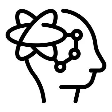 Brainstorming assembly icon outline vector. Finding right decision Stock Illustration