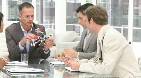 Brainstorming of business team Stock-Footage 617475