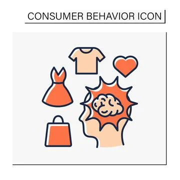 Brainstorming color icon Illustrazione stock