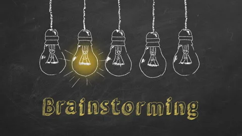 Brainstorming concept Video stock 121857187