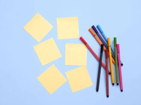 Brainstorming concept. Sticky note. Stock Photos