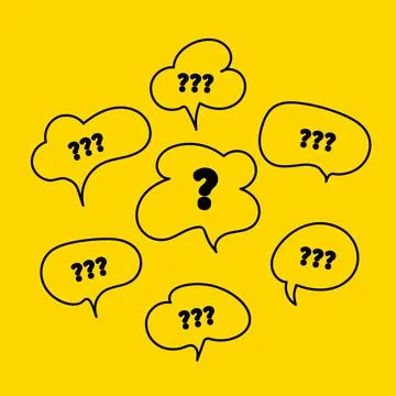Brainstorming concept. What, how, why, for what and where. Place for your tex Stock Illustration