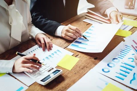 Brainstorming, Consulting, Data Analysis, Planning, Marketing and Accounting Stock Photos