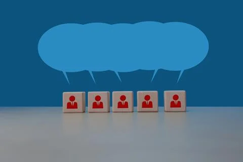 Brainstorming, group of people thinking about big goals, meeting, business .. Stock Photos