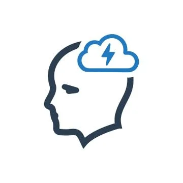 Brainstorming Icon Stock Illustration