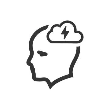 Brainstorming Icon Stock Illustration