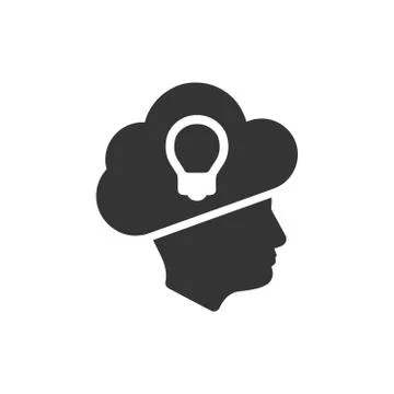 Brainstorming Icon Stock Illustration