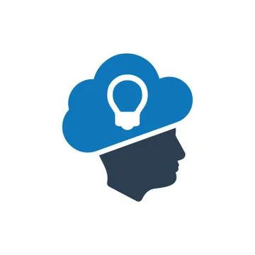 Brainstorming Icon Illustrazione stock