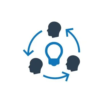 Brainstorming Icon Stock Illustration