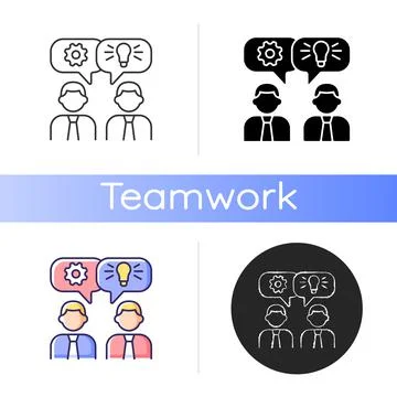 Brainstorming icon Stock Illustration