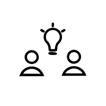 Brainstorming Icon Stock Illustration