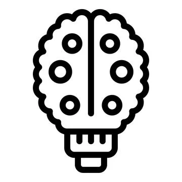 Brainstorming icon outline vector. Choice code Stock Illustration