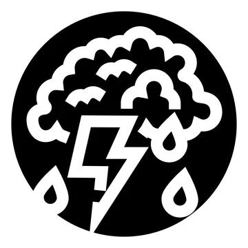 Brainstorming idea generating lightning icon Illustrazione stock