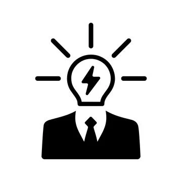 Brainstorming, idea icon. Stock-Illustration