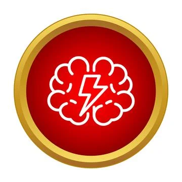 Brainstorming idea light bulb innovation icon vector Stock Illustration
