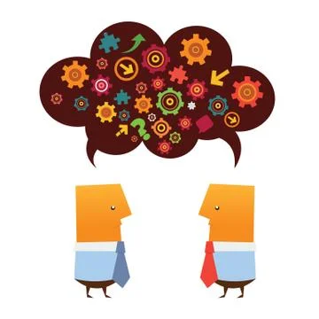 Brainstorming Ilustração Stock