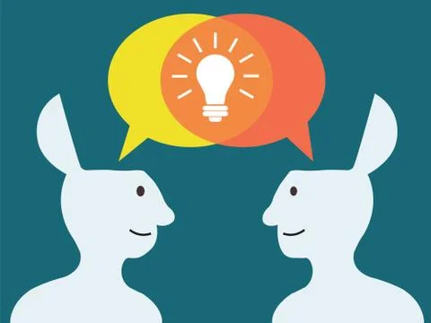 Brainstorming Stock Illustration