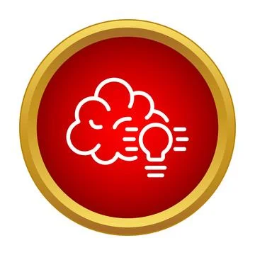 Brainstorming new ideas concept with light bulb 스톡 일러스트