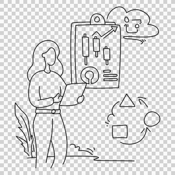 Brainstorming session Illustrazione stock