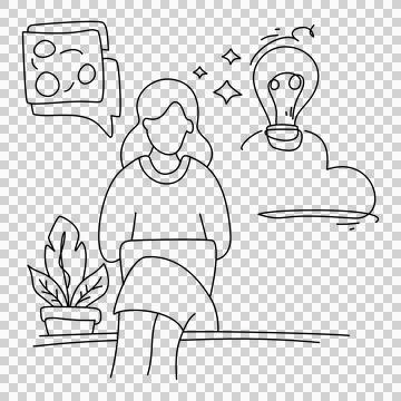 Brainstorming session 스톡 일러스트