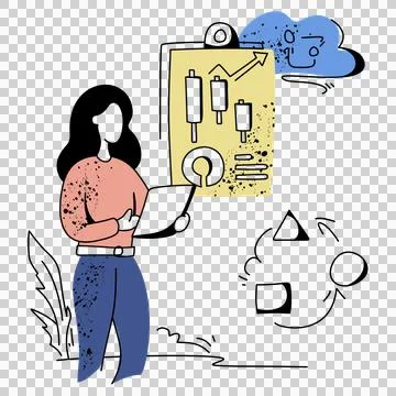 Brainstorming Session Stock Illustration