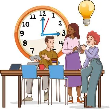 Brainstorming Team Concept Stock Illustration