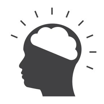 Brainstorming Vector Icon Stock Illustration