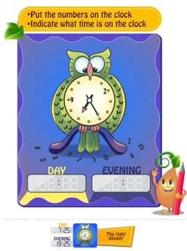 Brainteaser game study of the dial イラスト素材