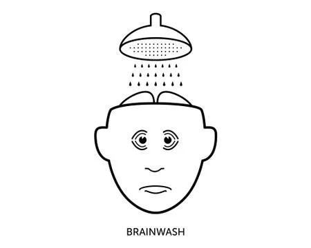 Brainwash Gaze Stock Illustration