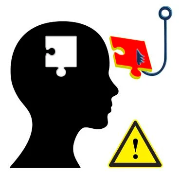 Brainwashing Illustrazione stock