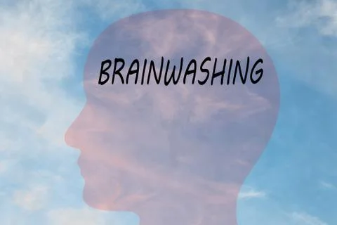 BRAINWASHING - persuasion concept Stock Illustration