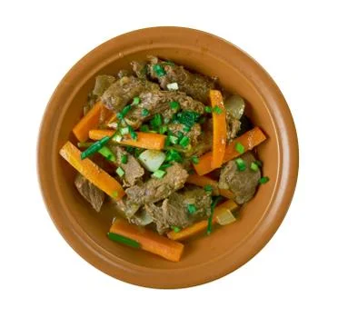 Braised beef  the Chinese style Foto stock