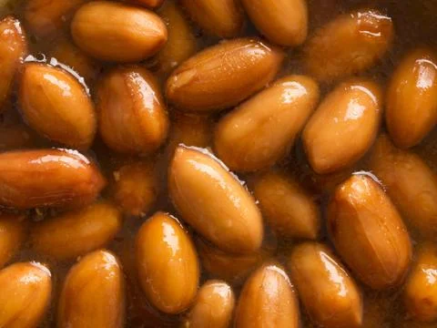 Braised peanuts Stock Photos